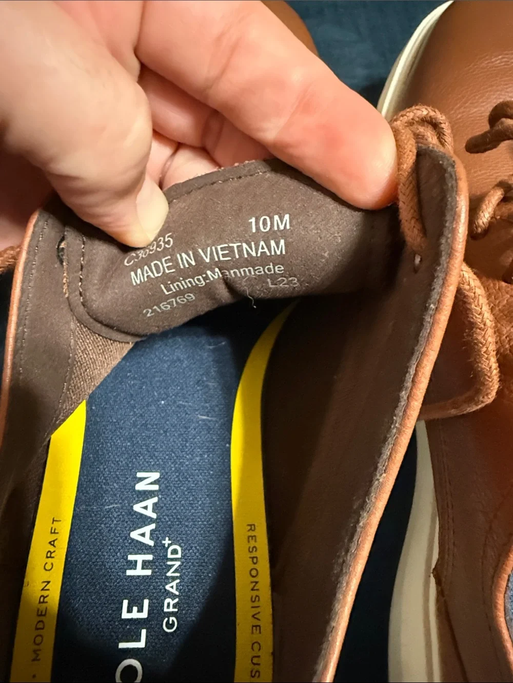 Cole Haan Tan Leather Chukka Boots with Cream Sole